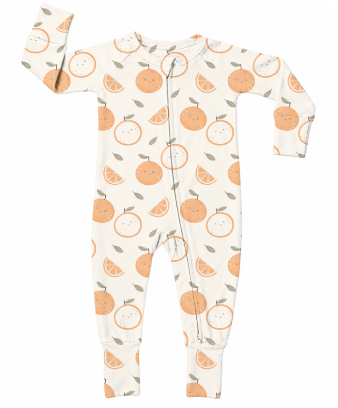 Lucky Tangerine Romper