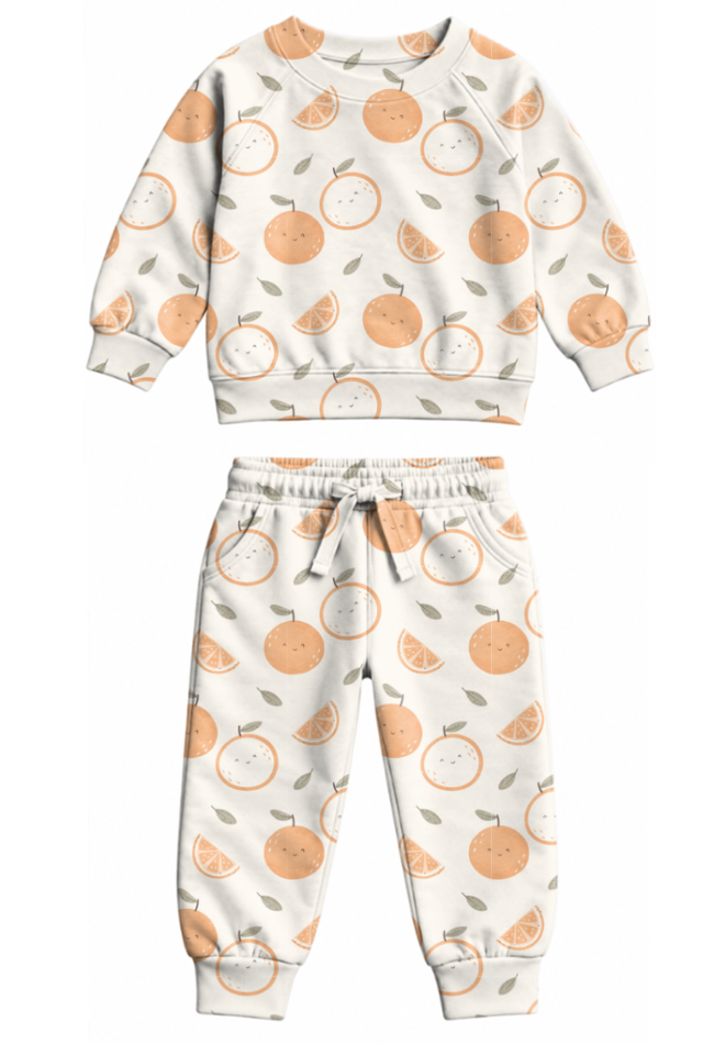Lucky Tangerine Jogger Set