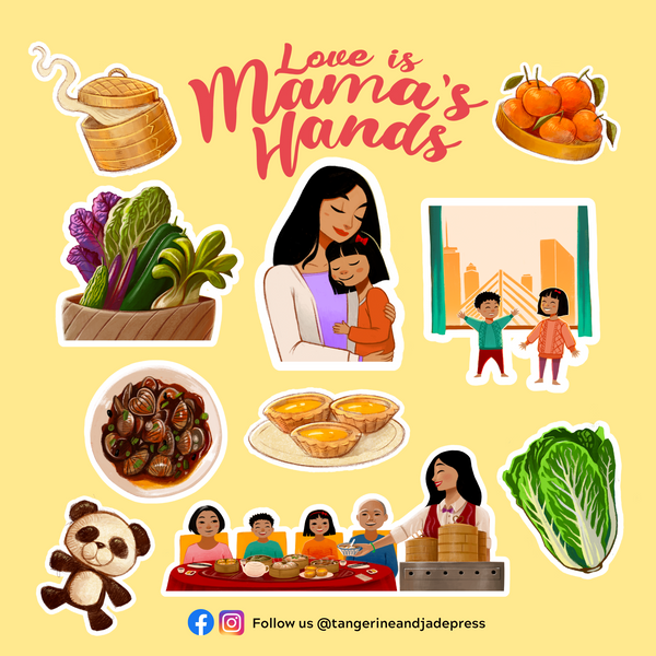 Love is Mama's Hands Sticker Sheet