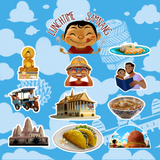 Lunchtime with Samnang Sticker Sheet